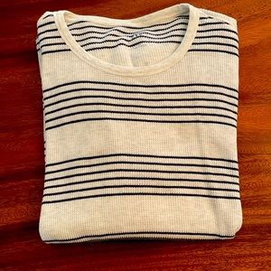 Gap Men’s Large Striped Thermal Shirt